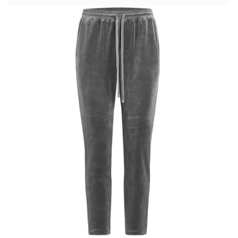 Joe's Jeans Velour Ankle Jogger Pants Charcoal Gray Women's Size M NWT
